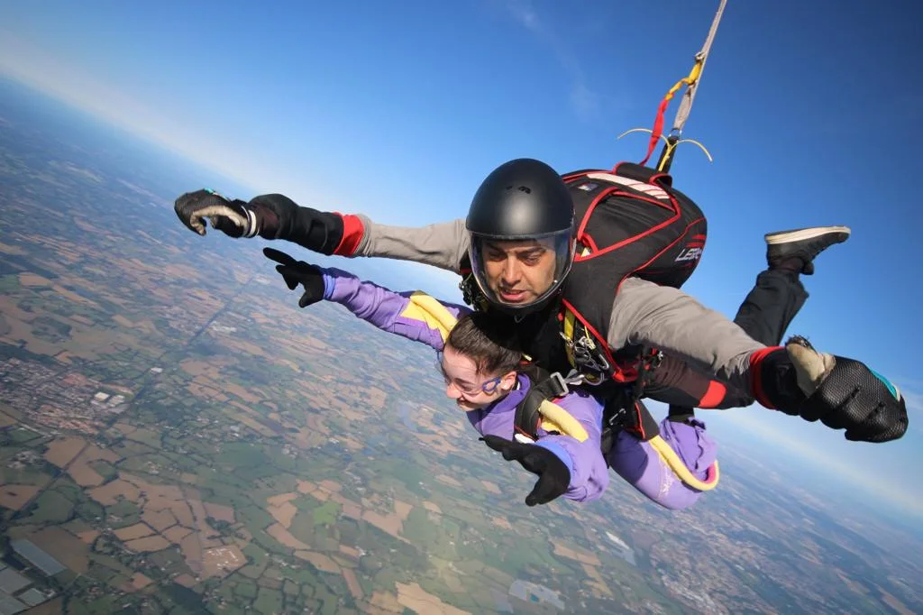 A tandem skydive from the Parkies Pals gallery